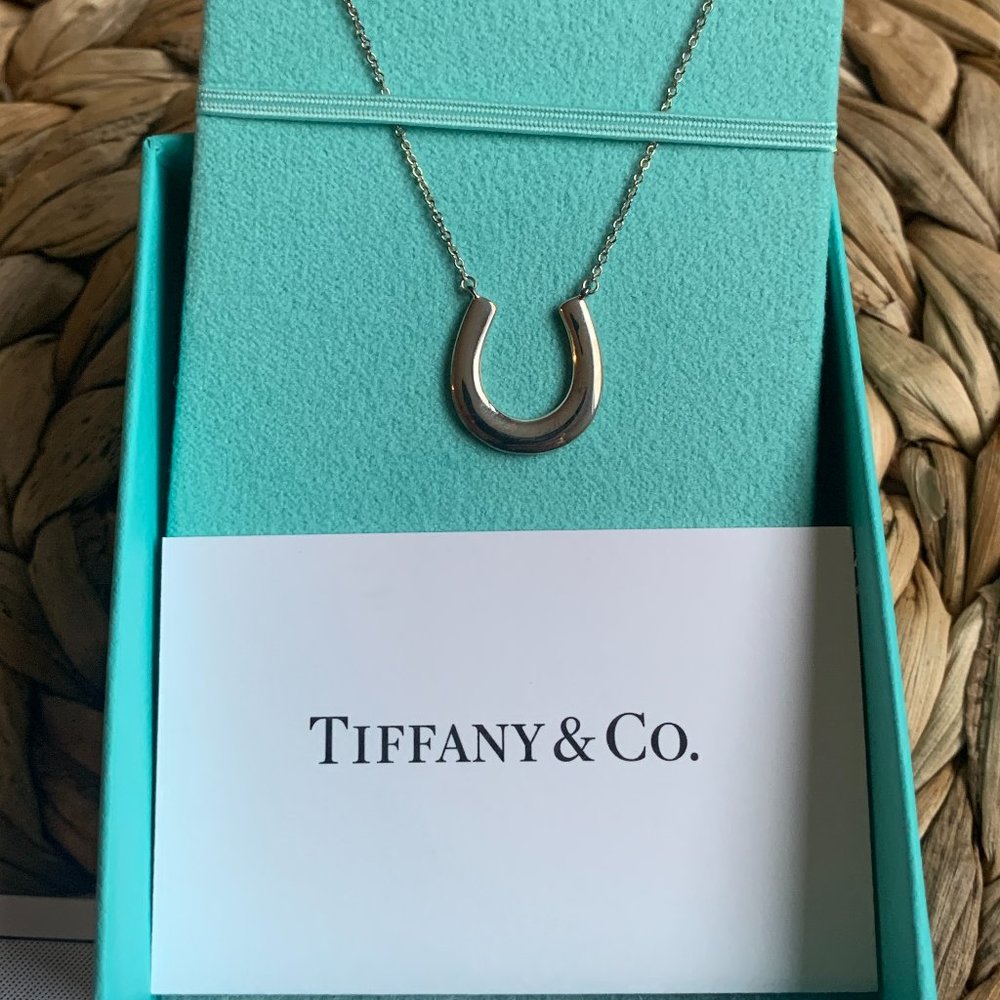 SOLD Tiffany & Co Horseshoe Pendant Necklace